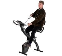 HOMCOM 2-In-1 Folding Exercise Bike with 8-Level Magnetic Resistance