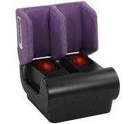 HOMCOM 2 in 1 Foot Massager Machine & Ottoman with Heat, Multi