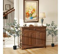 HOMCOM 2 Pack Artificial Plants, Faux Silk Eucalyptus Trees, 120cm, Green