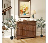 HOMCOM 2 Pack Artificial Plants, Faux Silk Eucalyptus Trees, 120cm in Green HOMCOM Green