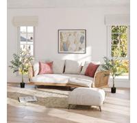 HOMCOM 2 Pack Indoor Artificial Plants - Faux Potted Silk Olive Trees - 120cm | TJ Hughes