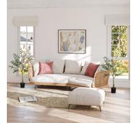 HOMCOM 2 Pack Indoor Artificial Plants, Faux Potted Silk Olive Trees, 120cm in Green HOMCOM Green