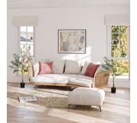 HOMCOM 2 Pack Indoor Artificial Plants, Faux Potted Silk Olive Trees, 120cm in Green HOMCOM Green