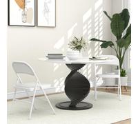 HOMCOM 2 Pack Padded Folding Chairs With Cushioned Seat And Metal Frame White - White | TJ Hughes