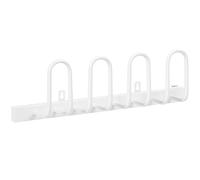 Homcom 2 Pairs Electric Shoe Dryer Wall Mounted Shoe Warmers In White White
