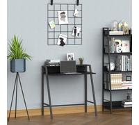 Zennor Sitka Computer Desk - Black, Black