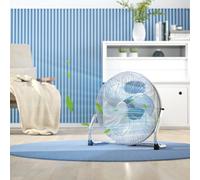 Homcom 20" 100W Desk Fan Home Office Moving Oscillation With 3-Speed Wind