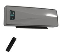 HOMCOM 2000W Ceramic Electric Heater with Fan, Adjustable Thermostat, Wall Mounted - Grey