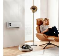 HOMCOM 2000W Ceramic Electric Heater with Fan, Wall Heater in White HOMCOM White