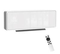 HOMCOM 2000W Ceramic Electric Heater with Fan, Wall Mounted in White HOMCOM White