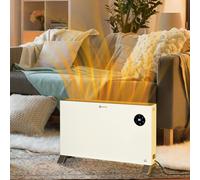 HOMCOM 2000W Electric Convector Heater Freestanding Space Heater w/ LED Display White - White