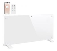 HOMCOM 2000W Electric Space Heater Radiator Wifi Smart App, White