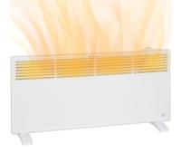 HOMCOM 2000W Panel Heater, Low Energy Electric Heater for Home, White