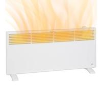 HOMCOM White 2000W Panel Heater - Low Energy Electric Heater For Home | TJ Hughes