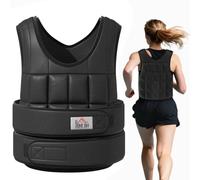 HOMCOM Adjustable Weight Vest - Black / 20kg