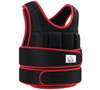 HOMCOM 20kg Weighted Vest Adjustable Running Vest 38 Weight Bags Red