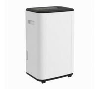 HOMCOM 20L/Day 6000mL Portable Quiet Dehumidifier with Auto Defog 24H Timer | 3 Dehumidifying Modes, Home Laundry Basement