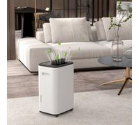 Homcom 20L/day 6L Dehumidifier, Portable Quiet Air Dehumidifier For Laundry