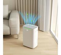 20L/Day Dehumidifier for Home Damp, with 24H Timer, White HOMCOM White 2.5L