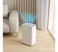 HOMCOM 20L/Day Dehumidifier for Home Damp, with 24H Timer, White | Size: 2.5L HOMCOM White 2.5L