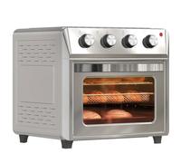 HOMCOM 24L Air Fryer Oven with Adjustable Temperature, Timer and Touch Screen 1600W Silver, none