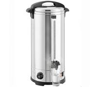 HOMCOM 26L Catering Urn 2500W Hot Water Boiler Dispenser with Thermostat | Stainless Steel Tea Urn Kettle, Keep Warm Function, Adjustable Temperature, Easy Pour Tap, for Home Office Parties
