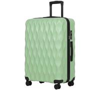 HOMCOM 28" Large Suitcase, Lightweight Hard Shell Checked Luggage, Black | with TSA Lock, 360° Spinner Wheels, Telescopic Handle, Side Handles, Travel Case for Trip, Family Holiday