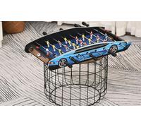 HOMCOM 29 Inch Mini Tabletop Football Foosball Gaming Table Play Fun Game Toy 74.5L x 36.1W x 12H CM