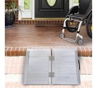 Homcom 2Ft Aluminium Folding Wheelchair Ramp Equipment Mobility Suitcase