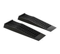 HOMCOM 2PCS Car Ramps, 3 Ton Low Entrance Plastic Curb Ramps with Anti-Slip Surface, Car Lift for Garage Workshop Cars SUVs Small Vans