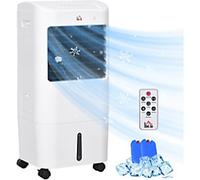 HOMCOM 3-in-1 Air Cooler 20 m² 15 L White 824-079V71WT