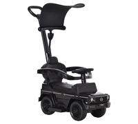 Reiten Kids Benz G350 Ride-on Sliding Car & Stroller - Black, Black