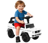 HOMCOM 3 in 1 Kids Ride On Car Licensed Foot To Floor 12-36 months White | G350, Slider, Toddler Push Along, NO POWER