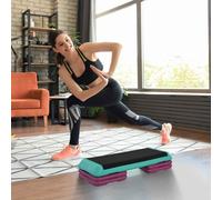 10/15/20cm Aerobic Steppers Compact Stepper for Indoor Exercise Workout HOMCOM