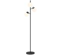HOMCOM Modern Tree Floor Lamp with 3 Light, for Living Room Bedroom, Black