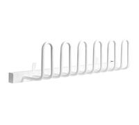 HOMCOM 3 Pairs Electric Shoe Dryer Wall Mounted Shoe Drying Rack White