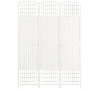 HOMCOM 3 Panel Folding Room Divider Privacy Screen 120 x 170cm White