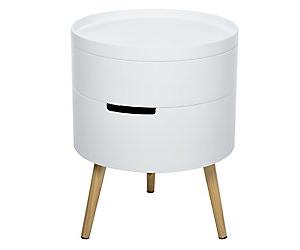 Homcom 3-Part Side Coffee Table Tray, White 380 x 48.3 x 483 mm