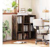 HOMCOM 3-Tier Bookshelf, Freestanding Cube Bookcase with 9 Compartments in Brown HOMCOM Brown