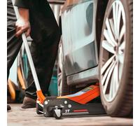 Homcom 3 Ton Low Profile Floor Jack, 7.5-50.5 Cm Hydraulic Car Trolley Jack