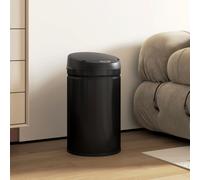 Homcom 30L Sensor Bin With Soft-Close Lid, Automatic Touchless Kitchen Bin In Black Black One Size
