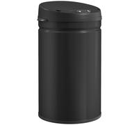 HOMCOM 30L Stainless Steel Sensor Bin - Black