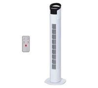 HOMCOM 31'' 3-Speed LED Tower Fan With Remote Controller