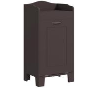 HOMCOM 31"""" Tilt Out Laundry Hamper Free Standing Home Organizer Hamper Bathroom Storage Cabinet Coffee