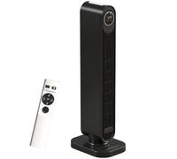 HOMCOM 33" Ceramic Space Heater 2000W 3 Modes 15H Timer Oscillation Black | Fan Electric Heater, Adjustable Thermostat, Remote Control, Tip-Over and Overheat Protection, Low Energy for Bedroom