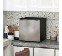 Homcom 35L Tabletop Freezer With Adjustable Temperature Wire Shelf Silver