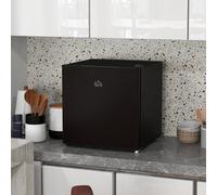 Homcom 35L Tabletop Freezer With Removable Wire Shelf And Two Keys In Black Black