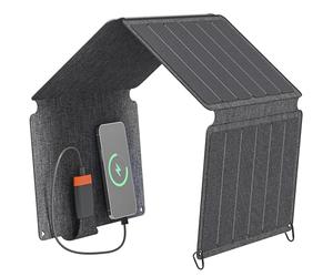 HOMCOM 36W Foldable Solar Panel Portable Solar Charger Type-C to USB-A