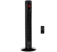 HOMCOM 38 Inch Tower Fan with 70 Oscillation 3 Speed and 3 Mode Indoor Black