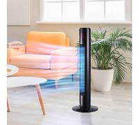 HOMCOM 38 Inch Tower Fan with 70° Oscillation 3 Speed 3 Mode Indoor - Black - 32cmx32cmx96cm